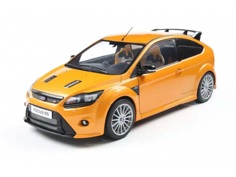 Pre-Order 2009 Ford Focus Rs Mk2 Pack Rs Plus Electric Orange Diecast 1:18 Scale Model - Solido S1813103 1