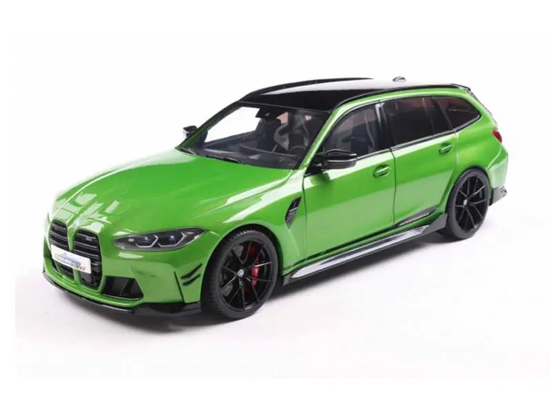 Pre-Order 2024 Bmw M3 Touring W/ Performance Parts Green Metallic Diecast 1:18 Scale Model - Solido S1813703 1