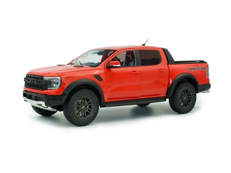 Pre-Order 2024 Ford Ranger Raptor Orange Diecast 1:18 Scale Model - Solido S1813901 1