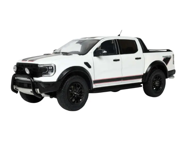 Pre-Order 2024 Ford Ranger Raptor - Ice White Diecast 1:18 Scale Model - Solido S1813904 1