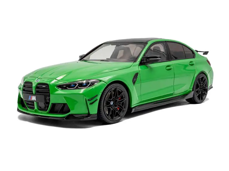 2024 Bmw M2 Performance Parts Signal Green Diecast 1:18 Scale Model - Solido S1814302 1