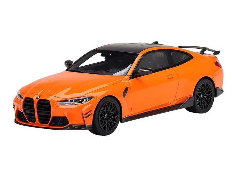 Pre-Order 2025 Bmw M4 Performance Parts - Fire Orange Diecast 1:18 Scale Model - Solido S1814504 1