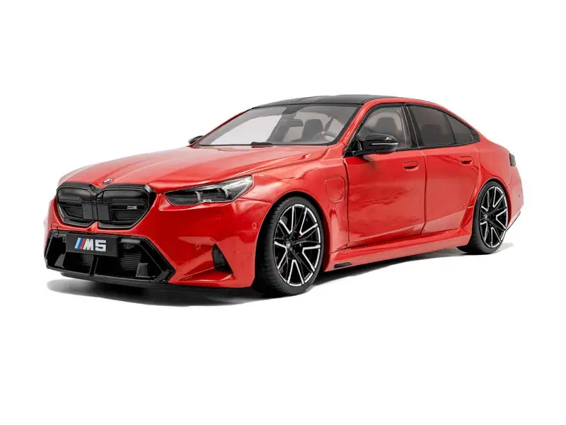 Pre-Order Bmw M5 Fire Red Diecast 1:18 Scale Model - Solido S1814702 1