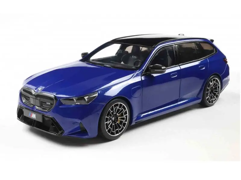 Pre-Order 2024 Bmw M5 Touring M Marina Blue Metallic Diecast 1:18 Scale Model - Solido S1814801 1