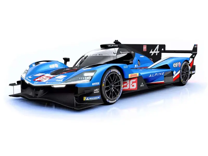 Pre-Order Alpine Racing A424 Lmdh Blue Makoeieki / Gounon / Shumacher #36 Interlagos 2025 Diecast 1:18 Scale Model - Solido S1815001 1