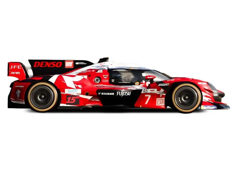 Pre-Order Toyota Gr010 Hybrid Lmdh Red Kobayashi / Conway / De Vries #7 Le Mans 2025 Diecast 1:18 Scale Model - Solido S1815301 1