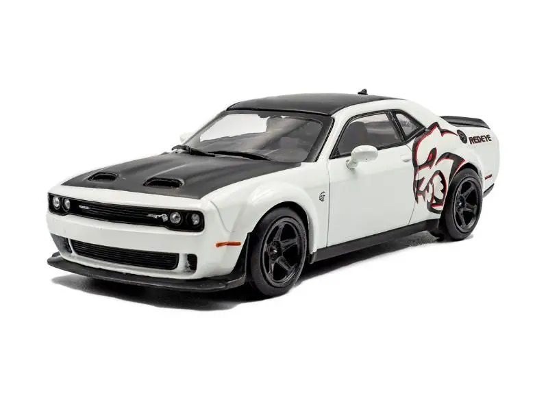 Pre-Order 2020 Dodge Challenger Srt Hellcat Redeye Widebody Custom White Knuckle Diecast 1:43 Scale Model - Solido S4310309 1