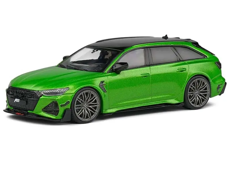 2020 Audi Rs6-R - Green Diecast 1:43 Scale Model - Solido S4310705 1