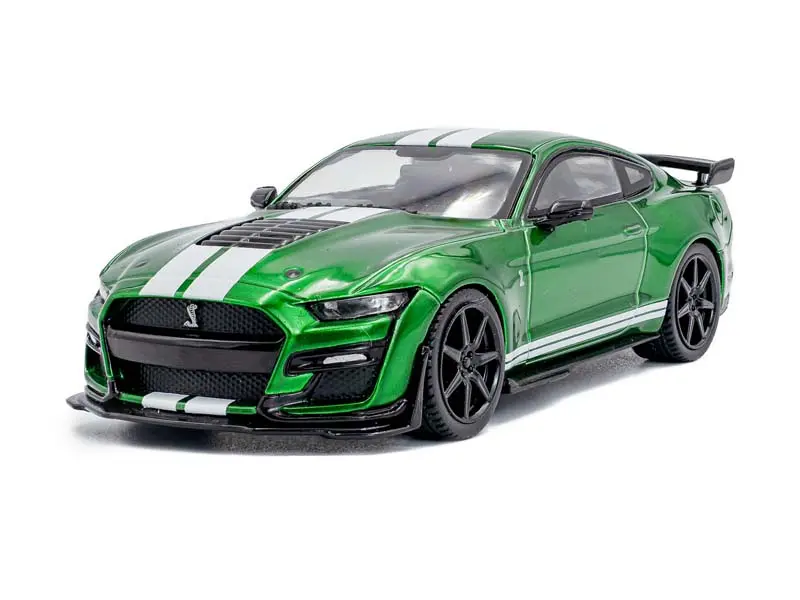 2020 Ford Mustang Shelby Gt500 - Eruption Green Metallic Diecast 1:43 Scale Model - Solido S4311511 1