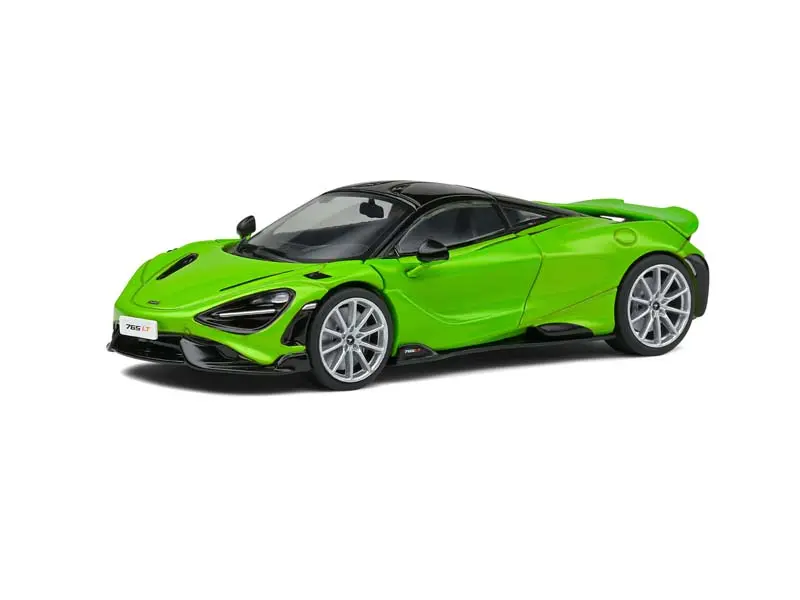 2020 Mclaren 765 Lt - Lime Green Diecast 1:43 Scale Model - Solido S4311902 1