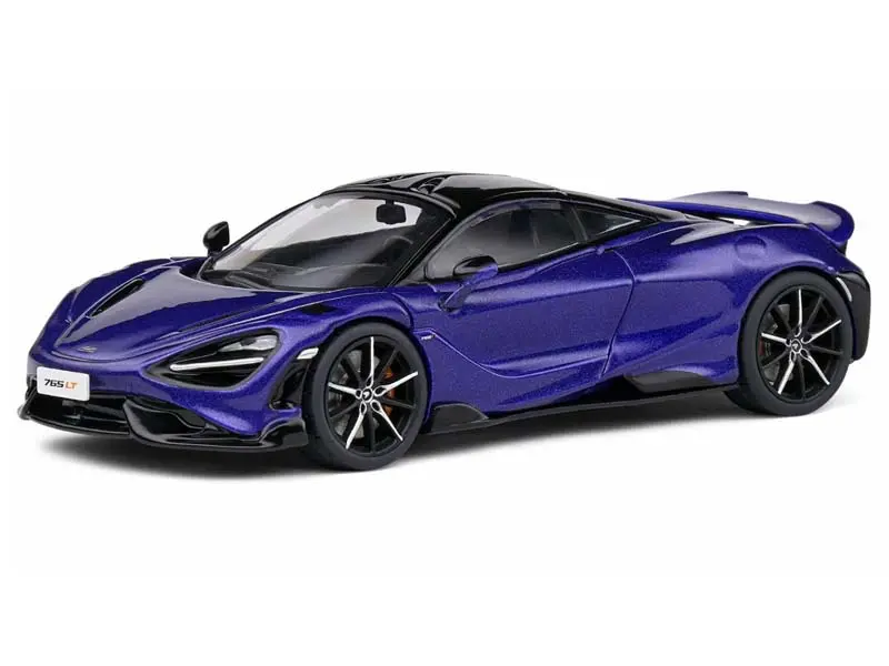 2020 Mclaren 765 Lt Purple Diecast 1:43 Scale Model - Solido S4311906 1