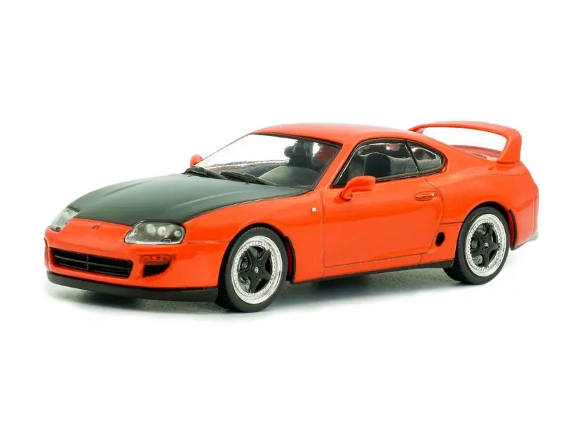 Pre-Order 2001 Toyota Supra Mk4 Orange Custom Diecast 1:43 Scale Model - Solido S4314006 1