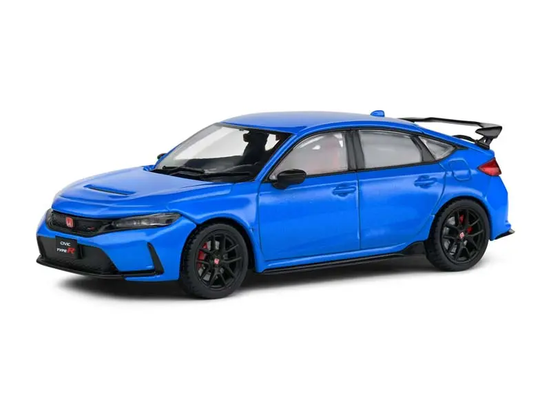 2022 Honda Civic Type R - Racing Blue Pearl Diecast 1:43 Scale Model - Solido S4314301 1