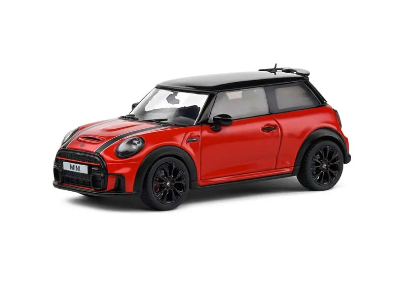 Pre-Order 2023 Mini Cooper John Works Chilli Red Diecast 1:43 Scale Model - Solido S4315001 1