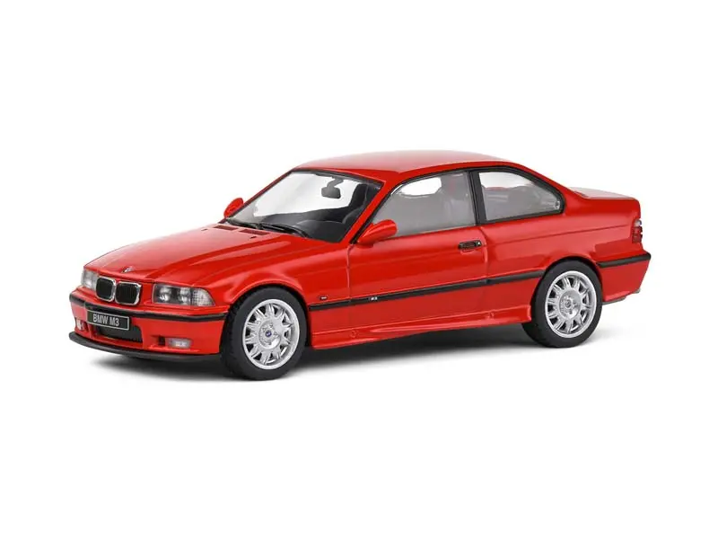 1999 Bmw E36 Coupe M3 - Red Diecast 1:43 Scale Model - Solido S4315201 1