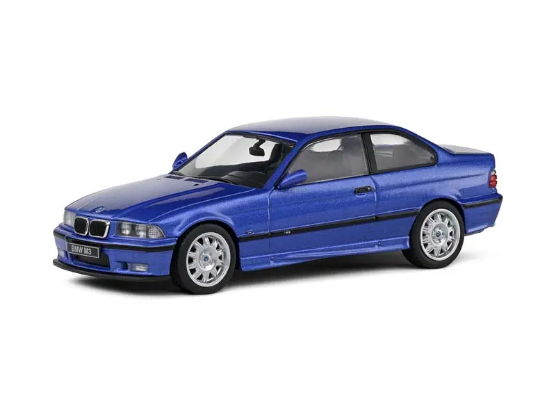 1999 Bmw E36 Coupe M3 - Estoril Blue Diecast 1:43 Scale Model - Solido S4315202 1