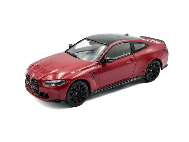 2023 Bmw M4 Competition Imola Red Diecast 1:43 Scale Model - Solido S4316001 1