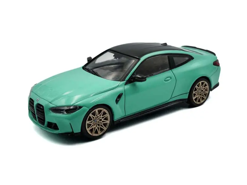 2023 Bmw M4 Competition Mint Green Diecast 1:43 Scale Model - Solido S4316002 1
