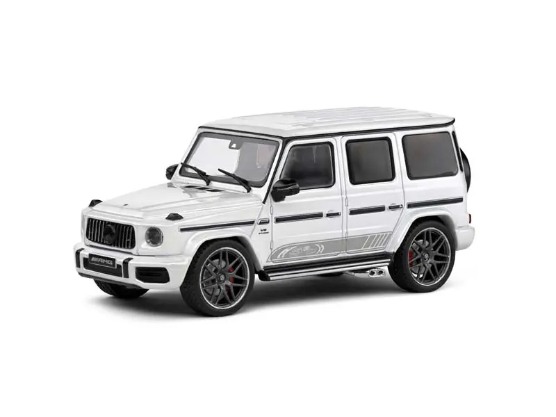 2022 Mercedes Amg G63 - Diamand White Diecast 1:43 Scale Model - Solido S4316701 1