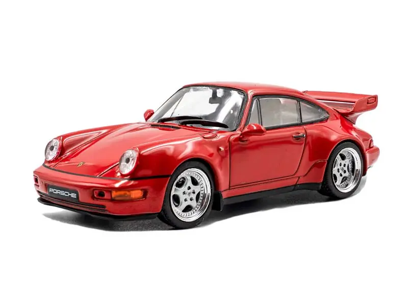 1994 Porsche 911 (964) Rs 3.8 Guards Red Diecast 1:43 Scale Model - Solido S4316901 1