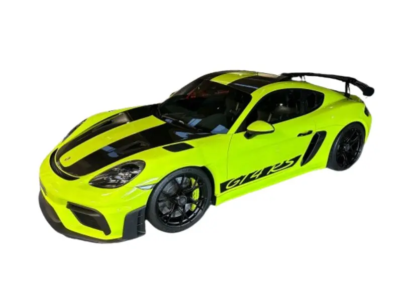 Pre-Order 2024 Porsche 718 Cayman Gt4 Rs W/ Weissach Package Acid Green Diecast 1:43 Scale Model - Solido S4318801 1