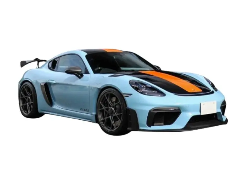 Pre-Order 2024 Porsche 718 Cayman Gt4 Rs Gulf Blue Diecast 1:43 Scale Model - Solido S4318802 1