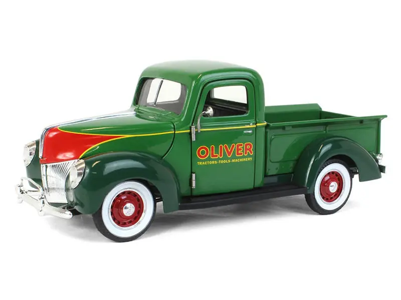 1940 Ford Oliver Pickup Green Diecast 1:24 Scale Model - Spec Cast Sct915 1