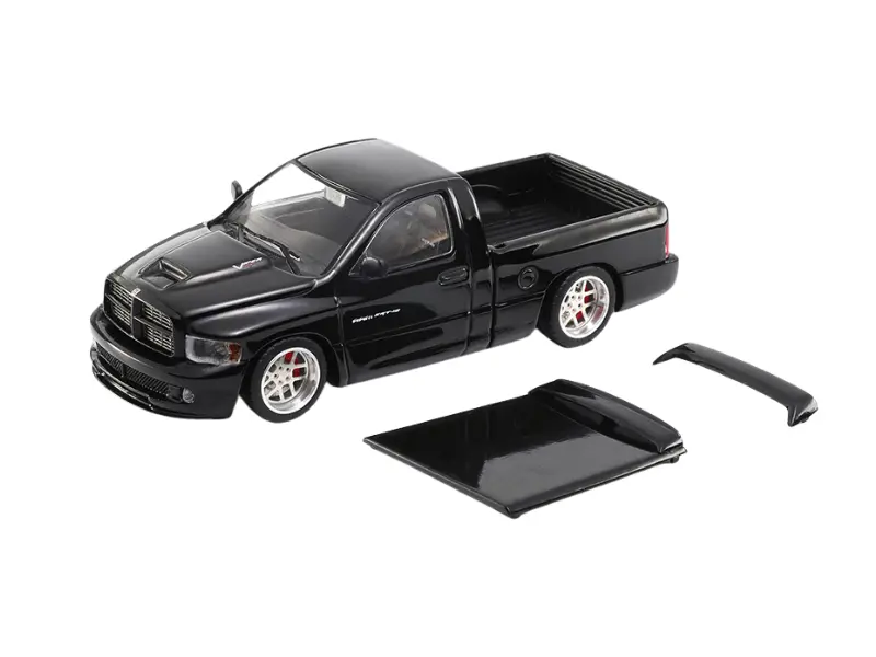 2003 Dodge Ram Srt-10 Pickup – Black (Shoom 64) Diecast 1:64 Scale Model - Gcd Shoom-103-003 1
