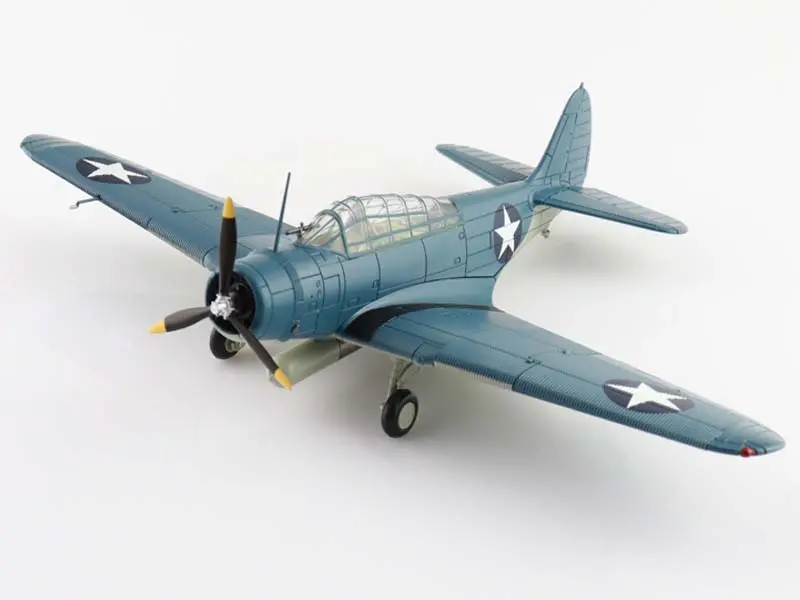 Douglas Tbd-1 Devastator Battle Of Midway Black 1 Lt Cdr Ee Lindsey Vt-6 Uss Enterprise 4Th June 1942 Diecast 1:72 Scale Model - Hobby Master Sm8012 1
