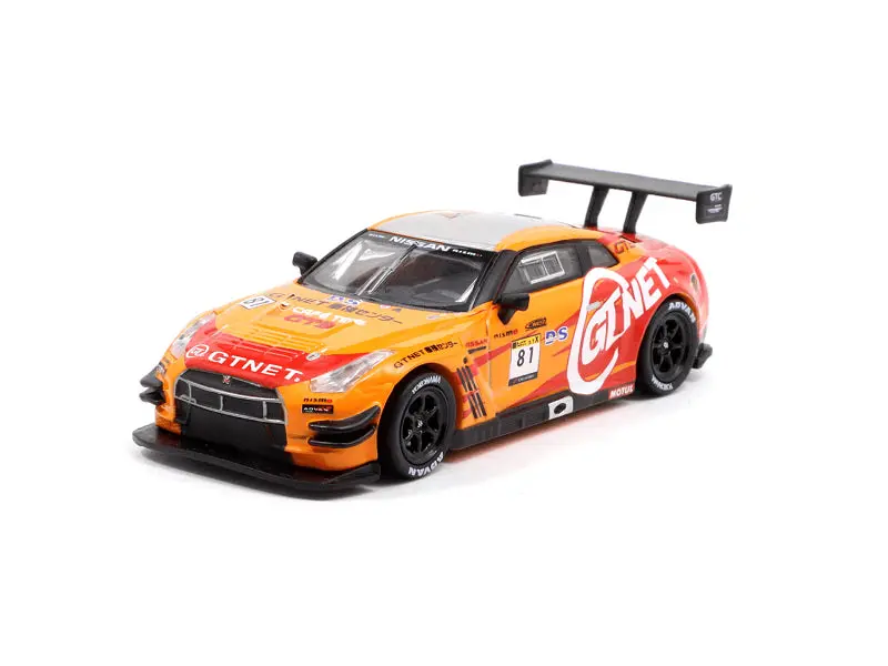 Nissan Gt-R Nismo Gt3 #81 Gtnet Motor Sports Super Taikyu Series St-X Class Champion (2014) Diecast 1:64 Model Car - Tarmac Works T64-005-14St81 1