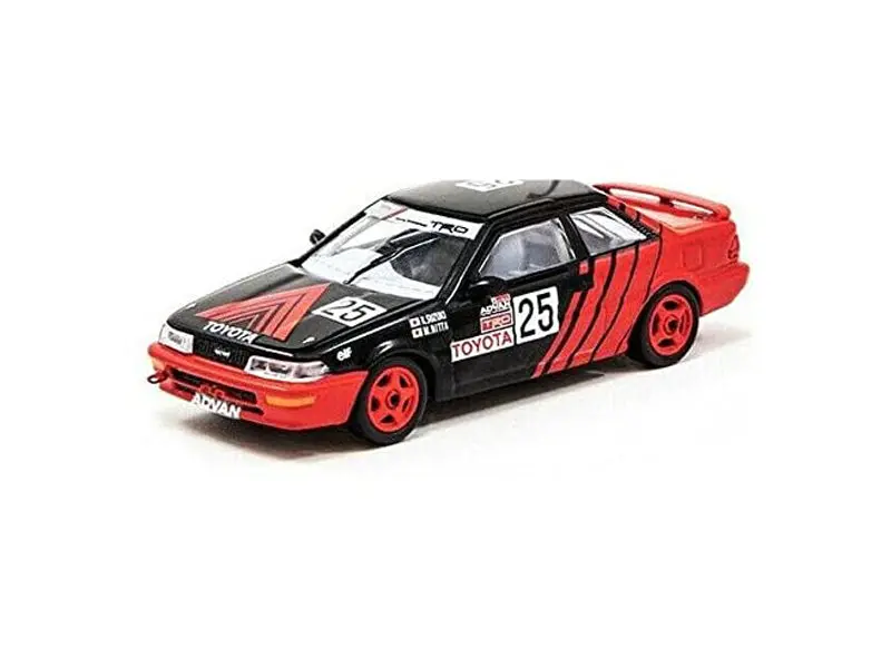 Toyota Corolla Levin Ae92 #25 K. Suzuki - M. Nitta "Advan Trd" Jtcc Div. 3 Champion Diecast 1:64 Model Car - Tarmac Works T64-036-90Jtc25 1