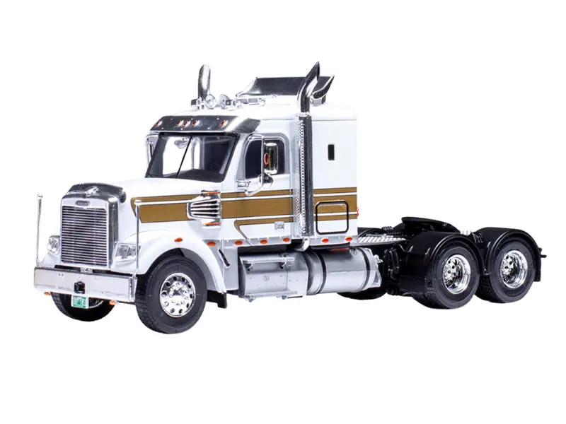 2012 Freightliner Coronado - White And Gold Diecast 1:43 Scale Model - Ixo America Tr21022 1