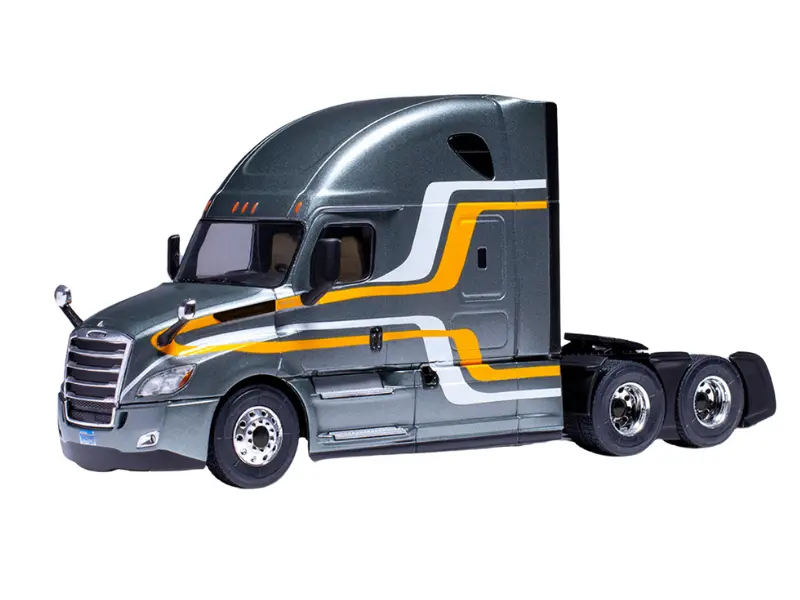2018 Freightliner Cascadia - Metallic Grey Diecast 1:43 Scale Model - Ixo America Tr21122 1