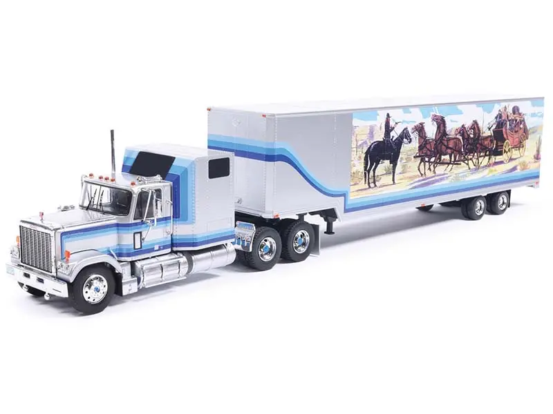 1980 Gmc General W/ Trailer - White Diecast 1:43 Scale Model - Ixo Ttr03922 1