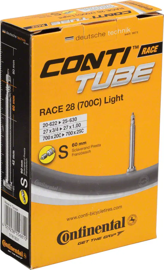 Light Presta Valve Tube (700 X 20-25, 60Mm) 1