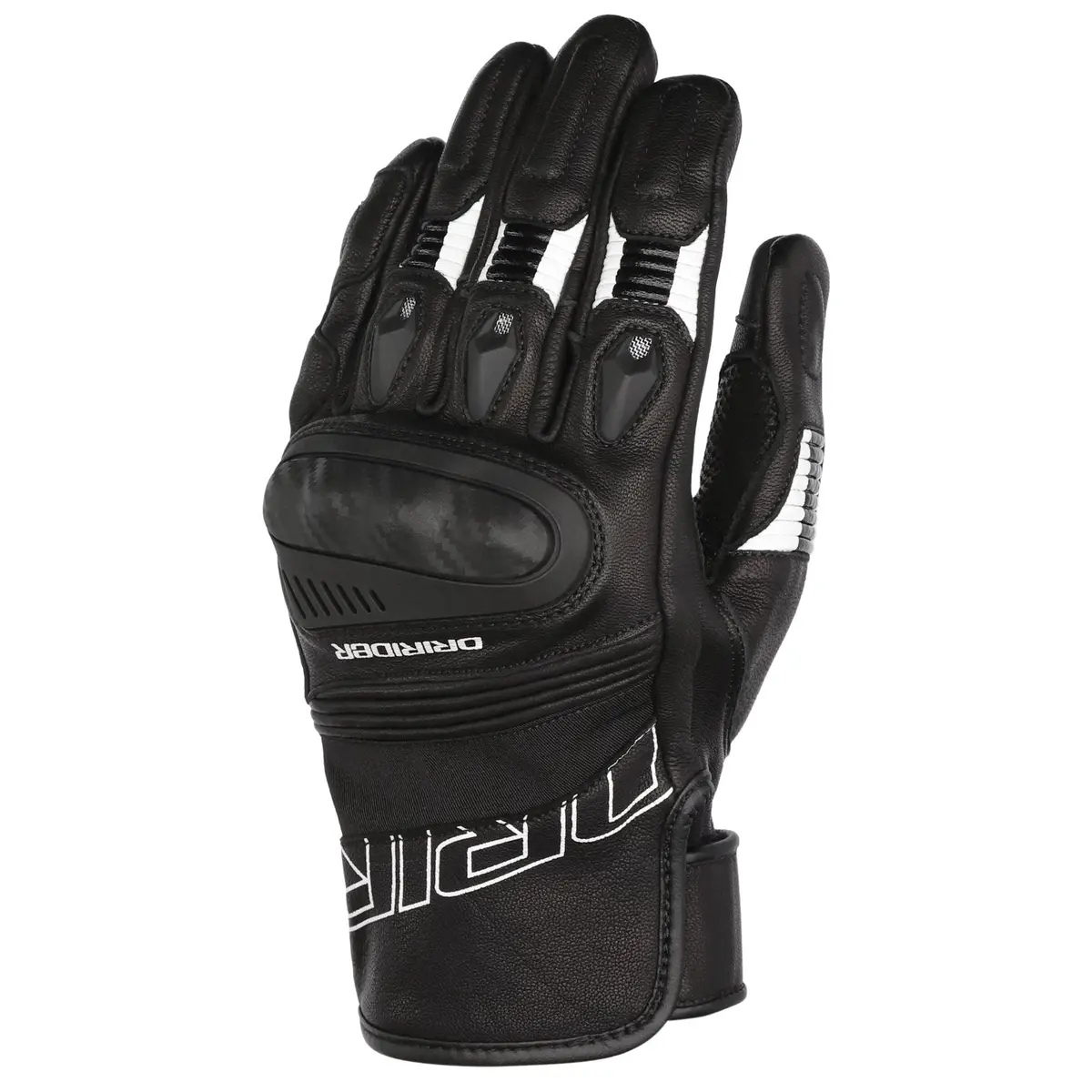 Dririder Torque Short Cuff Ladies Gloves - Black/White 1