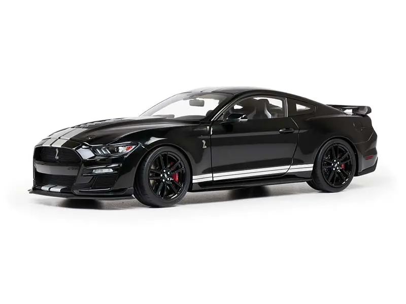 2022 Ford Mustang Shelby Gt500 - Shadow Black Diecast 1:18 Scale Model - Ixo America U18rdc002-Fo 1