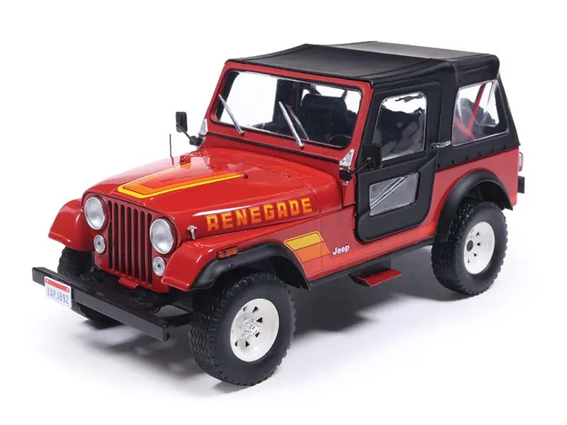 1983 Jeep Renegade - Sebring Red Diecast 1:24 Scale Model - Ixo America U24rdc003 1