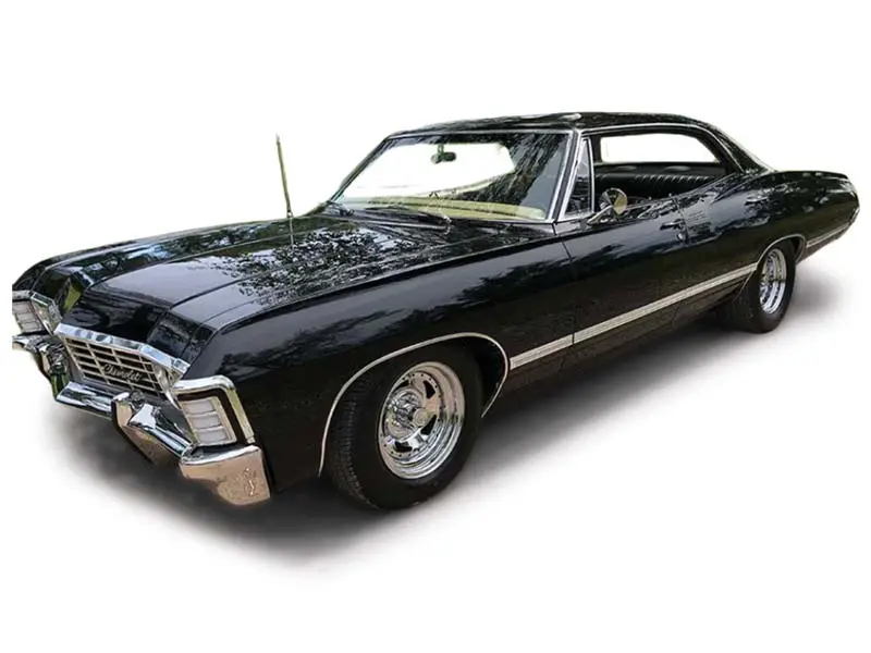 Pre-Order 1967 Chevrolet Impala Sport Sedan - Black Diecast 1:43 Scale Model - Ixo America U43rdc013 1
