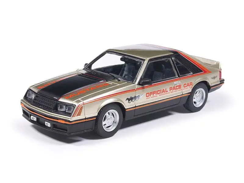 Pre-Order 1979 Ford Mustang Indianapolis 500 Pace Car - Silver Diecast 1:43 Scale Model - Ixo U43rdc014 1