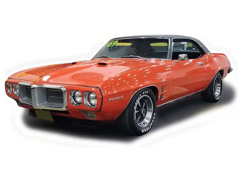 Pre-Order 1969 Pontiac Firebird 400 - Carousel Red Diecast 1:43 Scale Model - Ixo U43rdc019 1