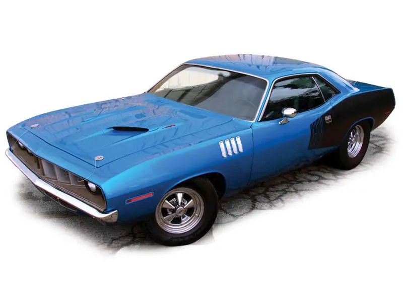 Pre-Order 1971 Plymouth Hemi 'Cuda - B5 Blue Diecast 1:43 Scale Model - Ixo U43rdc021 1