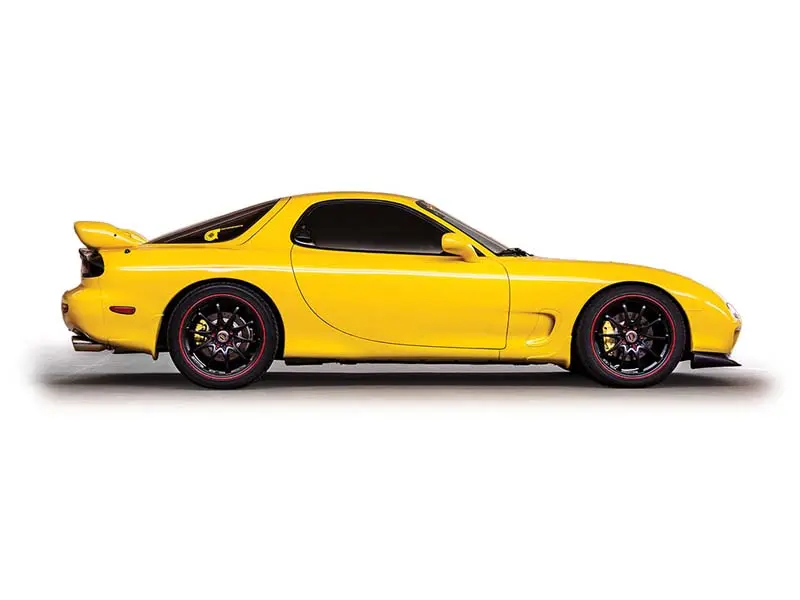 Pre-Order 1991 Mazda Rx-7 - Competition Yellow Mica Diecast 1:64 Scale Model - Ixo U64rdc008-Jc 1