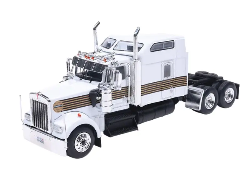 Kenworth W900 - White W/ Comet Diecast 1:64 Scale Model - Ixo U64tr011 1