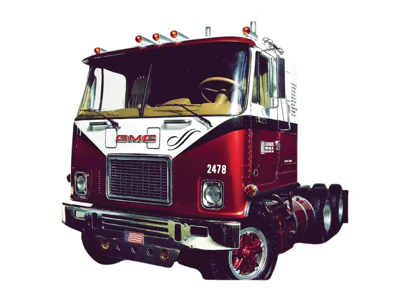 Pre-Order Gmc Astro 95 - Red And White Diecast 1:64 Scale Model - Ixo America U64tr023 1