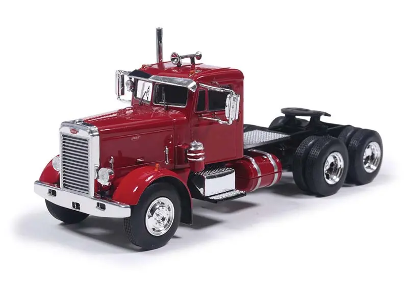 Pre-Order 1963 Peterbilt 281 - Burgundy Diecast 1:64 Scale Model - Ixo U64tr027 1