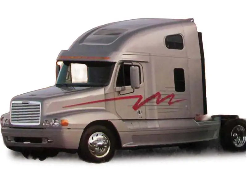 Pre-Order 2003 Freightliner Century Class 112 Sleeper - Gray Brochure Truck Diecast 1:64 Scale Model - Ixo U64tr031 1