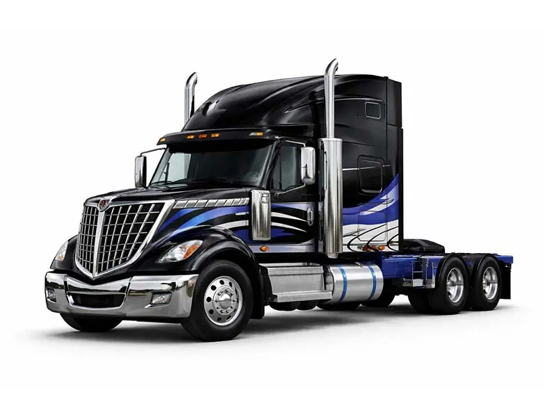 Pre-Order 2010 International Lonestar - Black And Blue Diecast 1:64 Scale Model - Ixo U64tr035 1