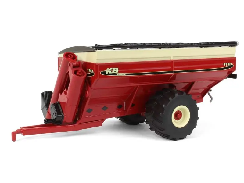Killbros 1113 Grain Cart W/ Flotation Tires - Red Diecast 1:64 Scale Model - Spec Cast Ubc045 1