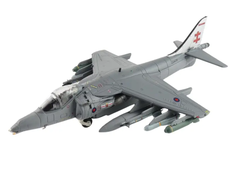 Harrier Gr.9A Zg478, 41 (R) Sqn. Raf Coningsby Air Base March 2006 Diecast 1:72 Scale Model - Hobby Master Ha2651 1